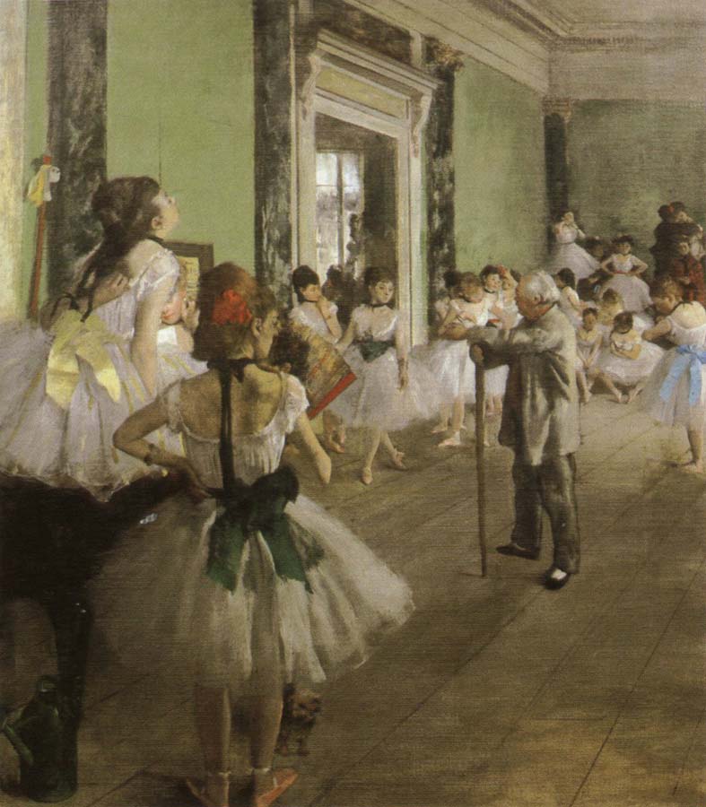 the dance class